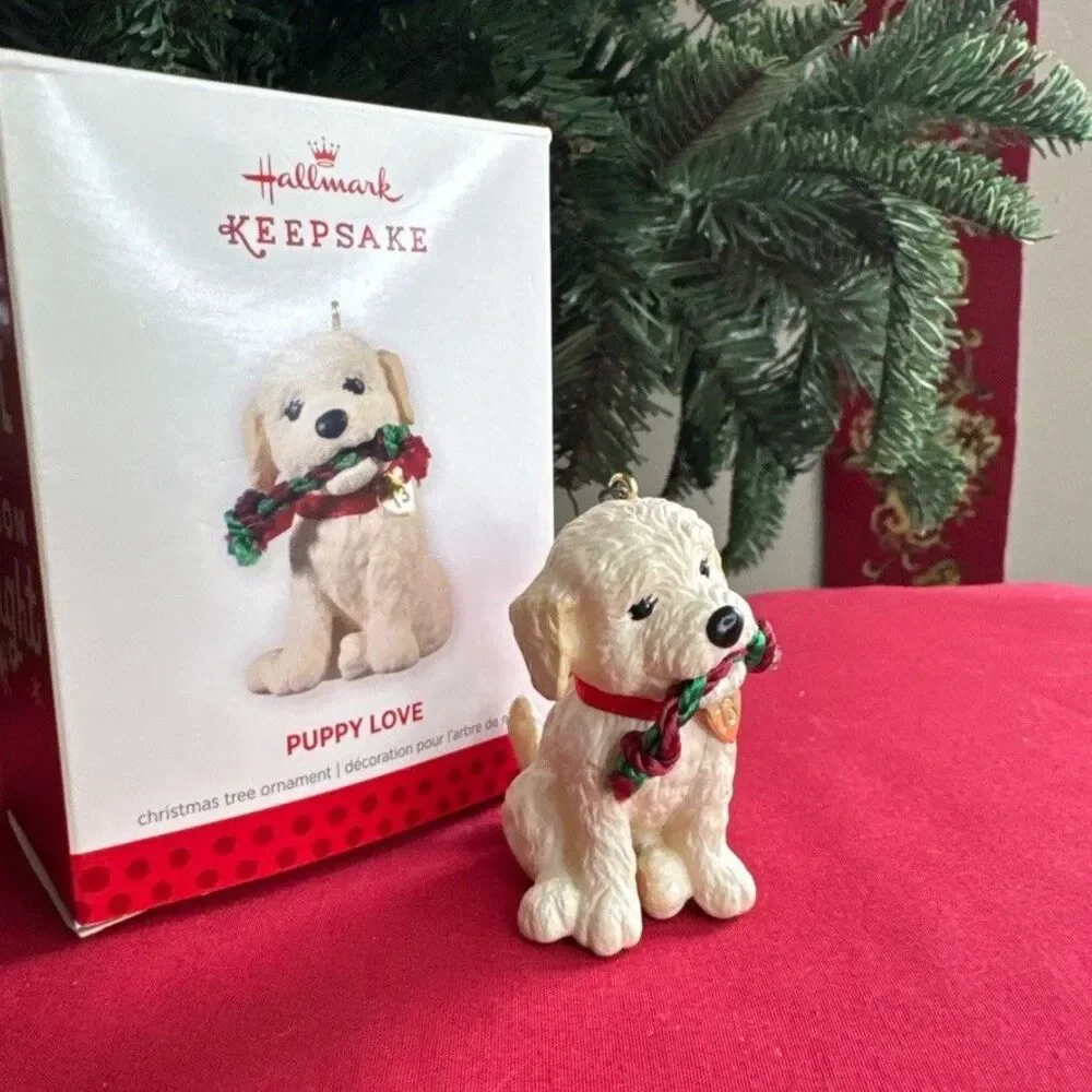 Hallmark Puppy Love 2013 #23 Labradoodle Goldendoodle Dog Ornament QX9065